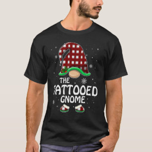 Tattooed Gnome Buffalo Red Kariert Matching Family T-Shirt