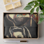 Tattooed Goth Button-up Seidenpapier (Geschenk)