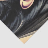 Tattooed Gothic Woman Seidenpapier (Ausschnitt)