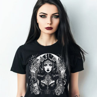 Tattooed Gothic Woman T-Shirt