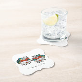 Tattooed Hearts, Tattoo Graphic Wedding Untersetzer (Vor Ort)