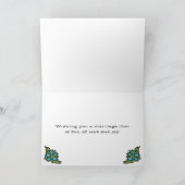 Tattooed Hearts, Tattoo Hochzeit Herzlichen Glückw Karte (Innenseite)