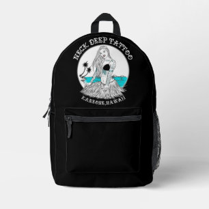 Tattooed Hula Girl Backpack Bedruckter Rucksack