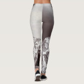 Tattooed Lady Maud Wagner 1907 Vintag Leggings (Rückseite)