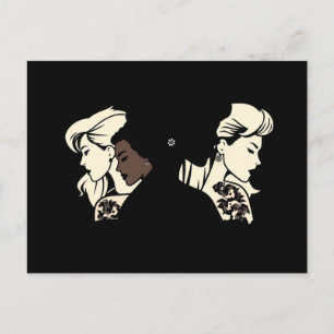 Tattooed Ladys Club, Shadow Lady. Postkarte