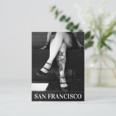 Tattooed Legs - San Francisco Kalifornien Postkarte (Stehend Vorderseite)
