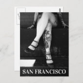 Tattooed Legs - San Francisco Kalifornien Postkarte (Vorne/Hinten)