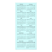 Tattooed Mars 2012 Calendar Business Rack Card Werbekarte (Hinten)