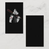 Tattooed Pitbull Vater Liebe Mama Visitenkarte (Vorne/Hinten)