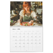 Tattooed Pizza – 2026 Calendar Kalender (Mär 2026)