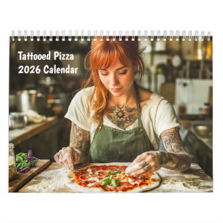 Tattooed Pizza – 2026 Calendar Kalender