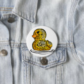 Tattooed Rubber Duck Button (Beispiel)