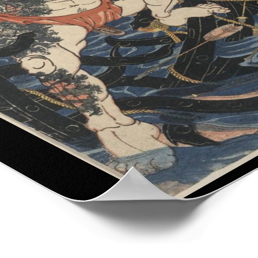 Tattooed Samurai um 1800 Poster (Ecke)