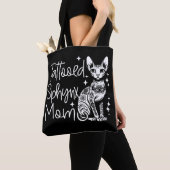 Tattooed Sphynx Mama Katzengeschenk Tasche (Von Nahem)