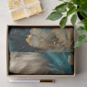 Tattooed Woman Dragon Fantasy Tissue Paper Seidenpapier (Geschenk)