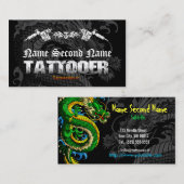Tattooer Japaner-Drache Visitenkarte (Vorne/Hinten)