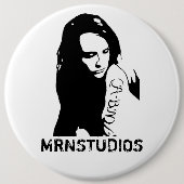 Tattooid Girl Button (Vorderseite)