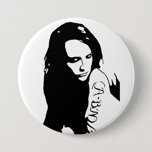 Tattooid Girl Button (Vorderseite)