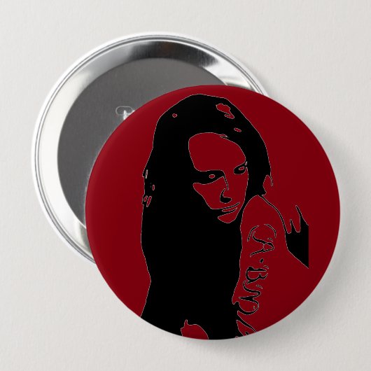 Tattooid Girl Button (Vorne & Hinten)