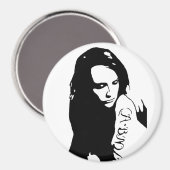 Tattooid Girl Magnet (Vorderseite/Rückseite)