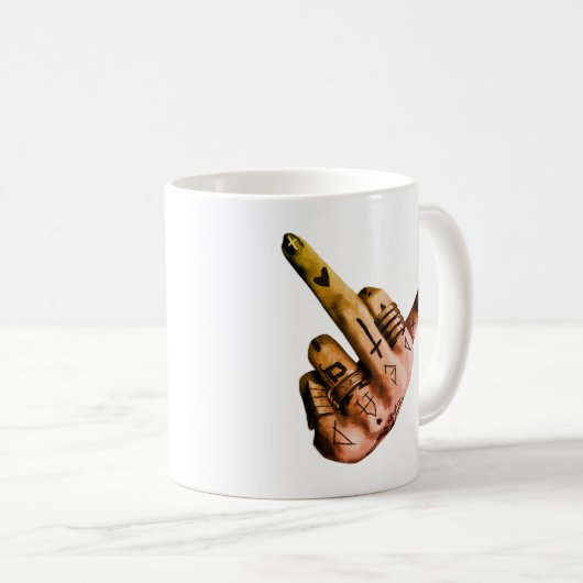 Tattooid Hand Kaffeetasse (VorderseiteRechts)