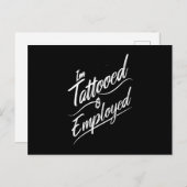 tattooid postkarte (Vorne/Hinten)