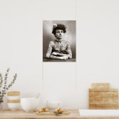 Tattooische Lady, 1907. Vintages Foto Poster (Küche)