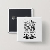 Tattooische Mama, ich Button (Vorne & Hinten)