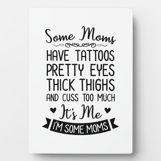 Tattooische Mama, ich Fotoplatte (Vorderseite)