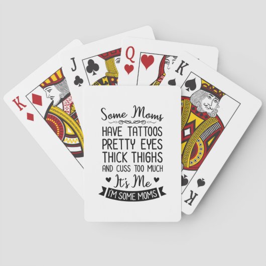 Tattooische Mama, ich Spielkarten (Rückseite)