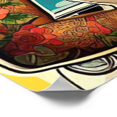 Tattooisches Button Poster (Ecke)