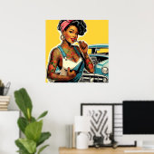 Tattooisches Button Poster (Heimbüro)