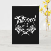 Tattooisches Sprichwort Karte (Gelbe Blume)