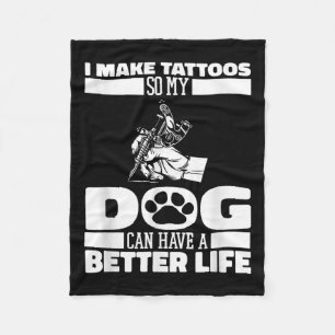Tattooist Hund Tattoos Tattooer - Tattooer Fleecedecke