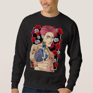 Tattooist Künstlerin Tattooer Tatooer Vaporware Sweatshirt