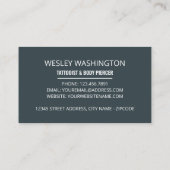 Tattooist, Tattooist und Body Piercer Visitenkarte (Rückseite)