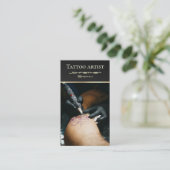 Tattooistisches Studio Business Card Visitenkarte (Stehend Vorderseite)