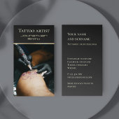 Tattooistisches Studio Business Card Visitenkarte