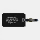 Tattooists-heiße Ehefrau Gepäckanhänger (Rückseite horizontal)