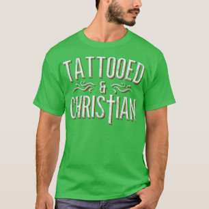 Tattoooot Christlich Biker Tattoo Tinte Motorrad C T-Shirt
