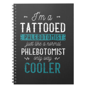 Tattooophlebotomist Inkted Tattoo Phlebotomie Notizblock