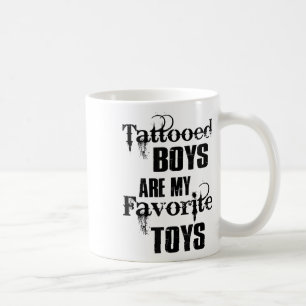 Tattooos sind meine Lieblingsspielzeuge Funny Tatt Kaffeetasse