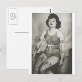 Tattooot Badebeauty Postkarte (Vorne/Hinten)