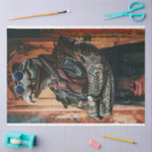 Tattooot Boss Alligator Gator Decoupage Seidenpapier (Basteln)