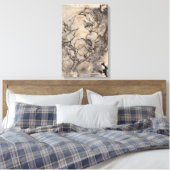 Tattooot floral I Leinwanddruck (Insitu (Schlafzimmer))