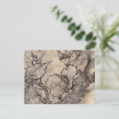 Tattooot floral I Postkarte (Stehend Vorderseite)