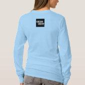 Tattooot Ice Cream Girl Langarm T - Shirt (Rückseite)