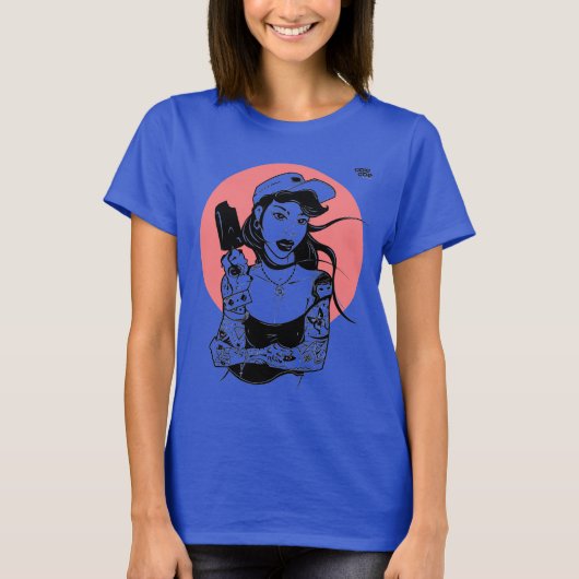 Tattooot Ice Cream Girl T - Shirt (Vorderseite)