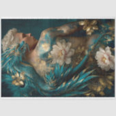 Tattooot Man Dragon Fantasy Tissue Paper Seidenpapier (Vorderseite)