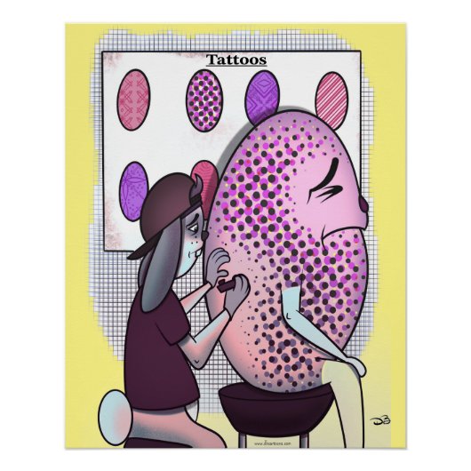 Tattoos auf dem Ostereig Poster (Vorderseite)